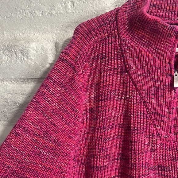 Lands End confeti 1/4 Zip Pullover - Picture 2 of 8